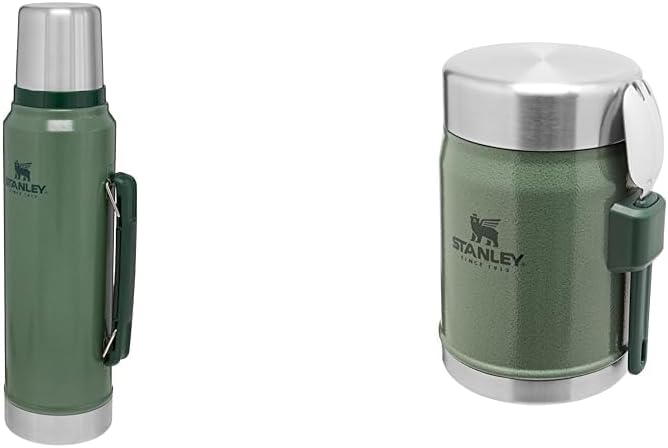 Stanley Classic Legendary Thermosflasche 1L - Thermos Hält 24 Stunden Heiss oder Kalt - Edelstahl Th