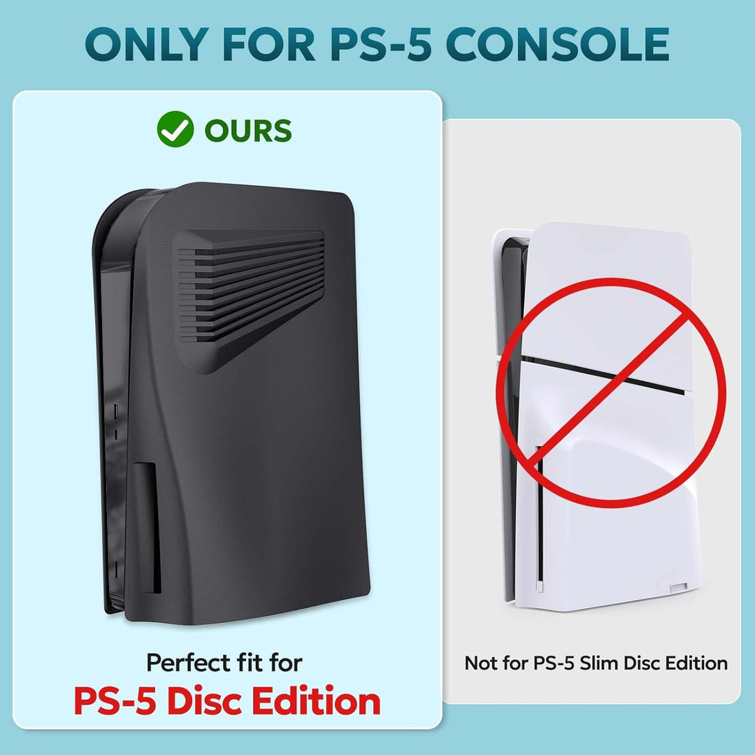 innoAura Cover für Disc Edition, Faceplate mit Kühlluftschlitzen, Anti-Kratz Staubdichtes, Premium A