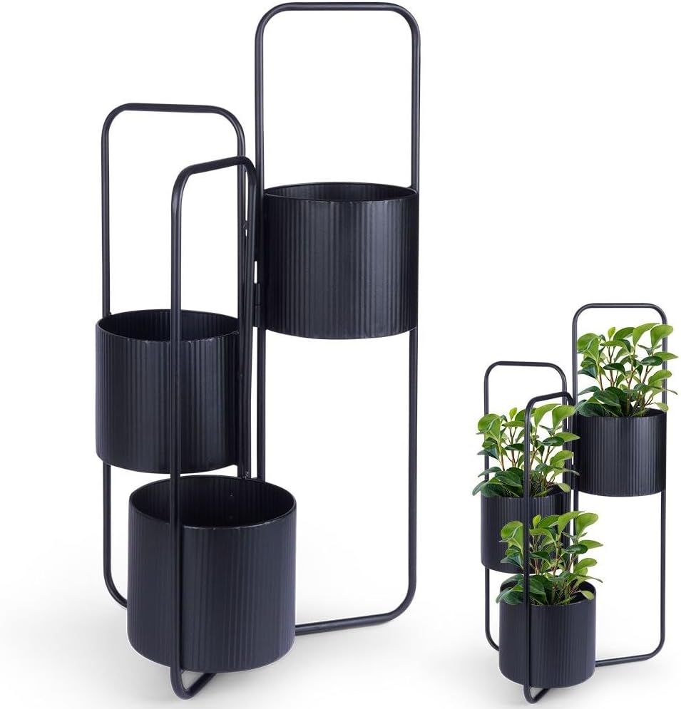 Vilde Blumenständer Blumentreppe Pflanzenständer Blumensäule Pflanzensäule Blumenregal für Blumentöp