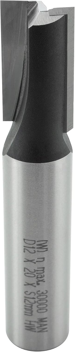 ENT 10524 Nutfräser HW, Schaft (S) 12 mm, Durchmesser (D) 12 mm, NL 20 mm, SL 40 mm, GL 64 mm D=12 /