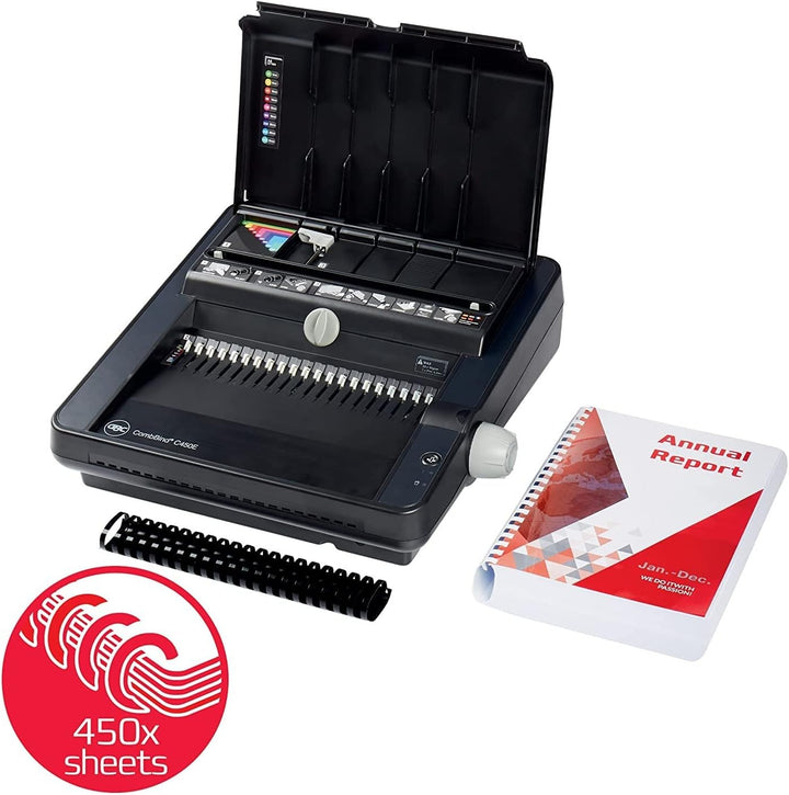 GBC CombBind C450E Bindegerät, elektrisch, mit automatischer Zentrierung