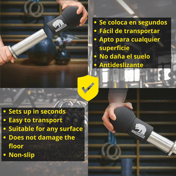 Barbell bomb. Revolutionärer T Bar Row Landmine Halter für Langhanteln. Landmine stand Leicht, Rutsc
