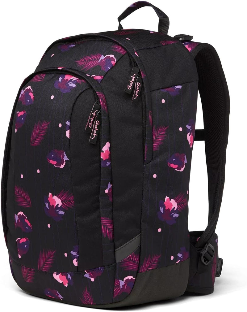 satch air Schulrucksack ab 5. Klasse gepolstert 26L Stauraum standfest Laptopfach Mystic Nights - Li