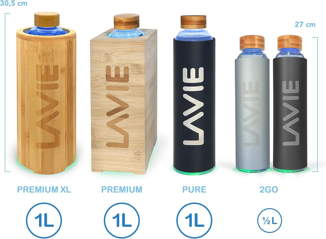 LaVie Premium – Innovativer Bambus-Wasserreiniger, UVA-Licht, kein Verbrauchsmaterial, verwandelt Ih