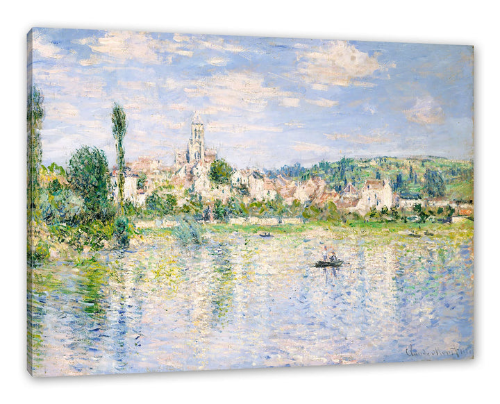 Generisch Claude Monet - Vétheuil im Sommer als Leinwandbild/Grösse: 100x70 cm/Wandbild/Kunstdruck/f