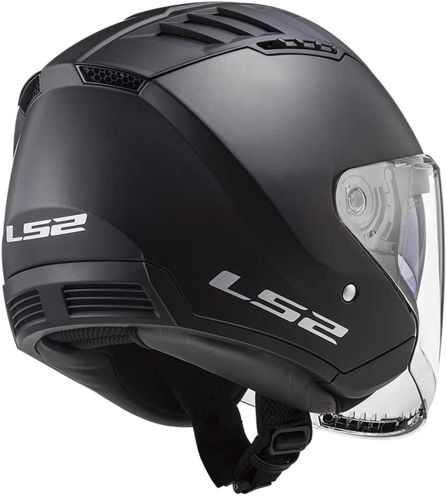 LS2, jethelm Copter, Schwarzmat, XXL XXL Schwarzmat, XXL Schwarzmat