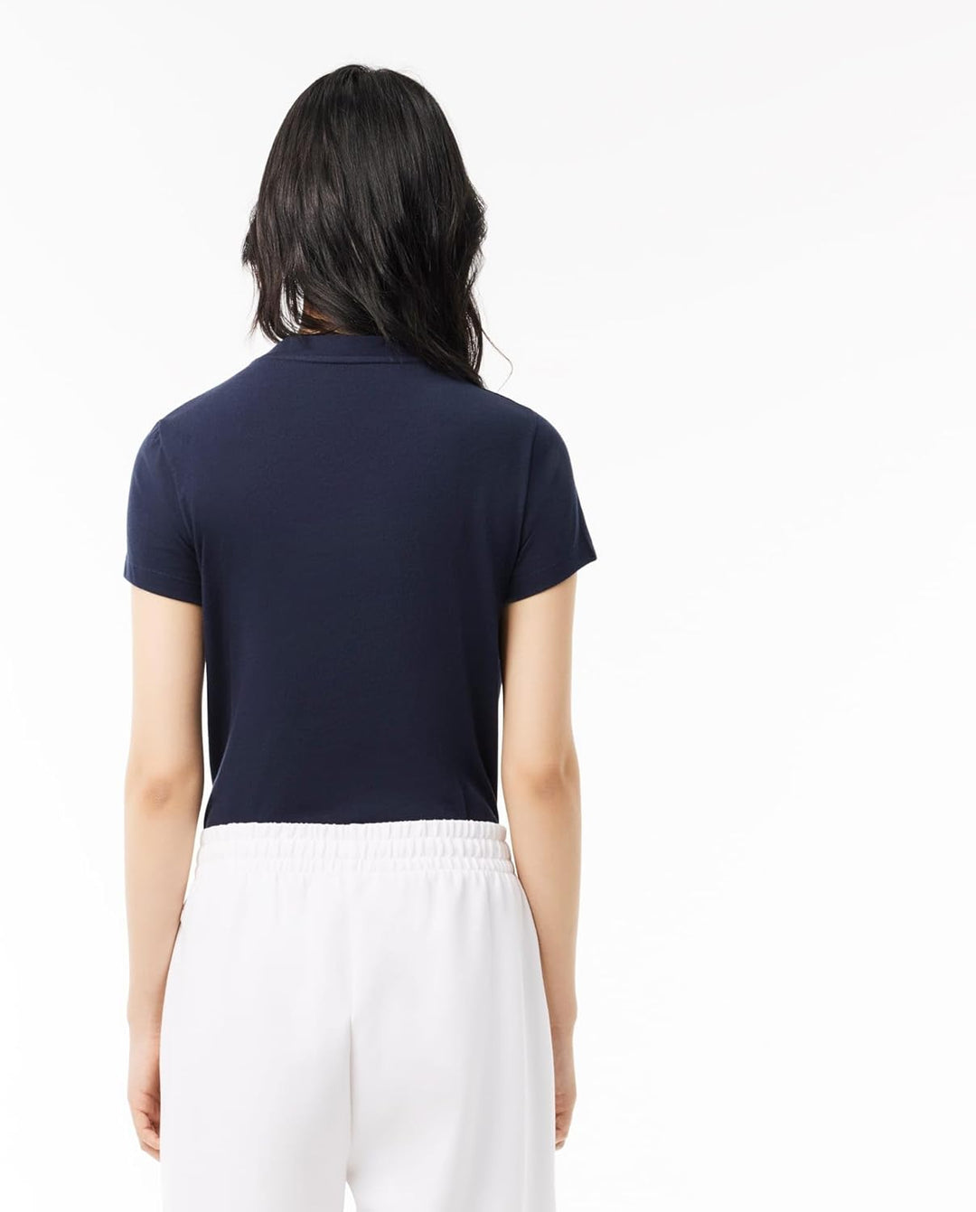 Lacoste Damen Tf9246 Turtle Neck T-Shirt, Marineblau, XS