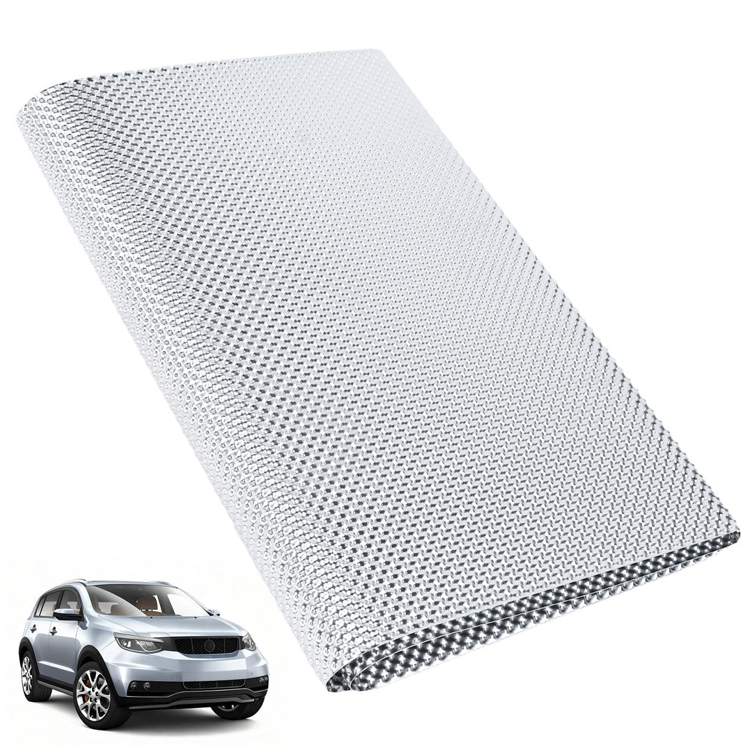 Hitzeschutzblech Hitzeschutzplatte 100*40*0.05cm Hitzeschutzblech Auspuff Auto Universal Aluminium M