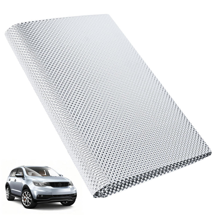 Hitzeschutzblech Hitzeschutzplatte 100*40*0.05cm Hitzeschutzblech Auspuff Auto Universal Aluminium M
