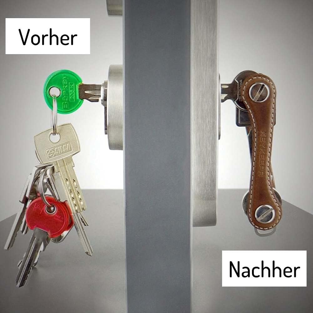 KEYKEEPA aus Holz - Der Schlüssel Organizer - für bis zu 12 Schlüssel, inklusive Flaschenöffner und
