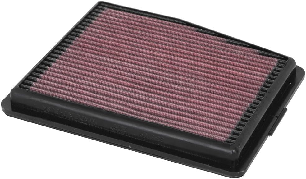 K&amp;N Motor-Luftfilter: wiederverwendbar, alle 75.000 Meilen reinigen, waschbar, Premium, Ersatz-Auto-