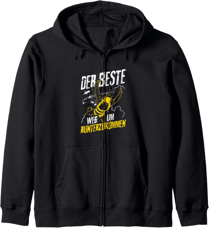 Der Beste Weg Um Runter Zu Kommen Fallschirmspringer Kapuzenjacke