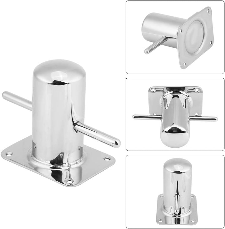 Jadeshay Edelstahl Klampe Bootspoller, Boote kreuzpoller Bootspoller Samson Post Pollerklampe Festma