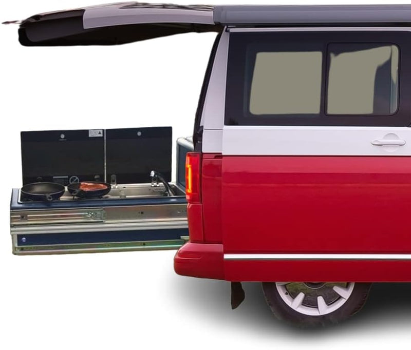 BRESKO 1 Paar (2 Stück) Schwerlastauszug 30 – 100 cm 100 kg Traglast Schwerlastschiene Schubladensch