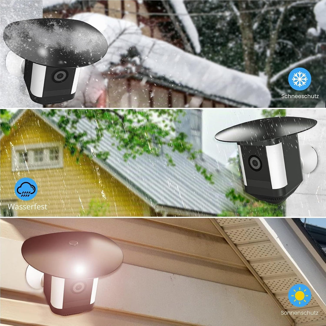 HOLACA Sonnenschutz Halterung, Regenschutz Abdeckung, Kompatibel Mit Spotlight Kamera Plus