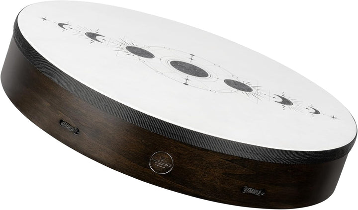 Sonic Energy Trommel Mondphasen – 50,8 cm – Schamanisches Instrument mit Kunststofffell – Für Medita