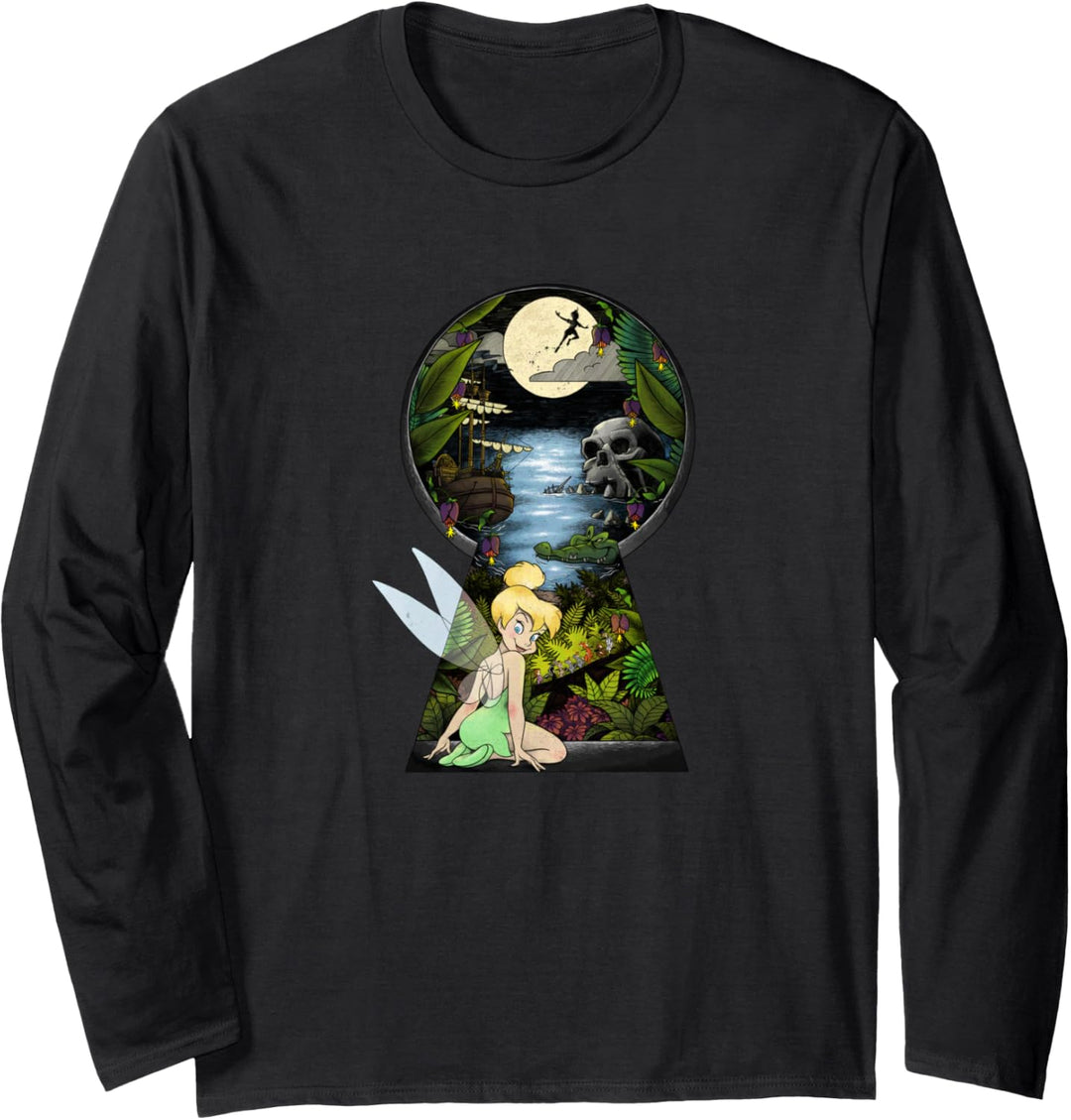 Disney Peter Pan Tinkerbell Keyhole Langarmshirt