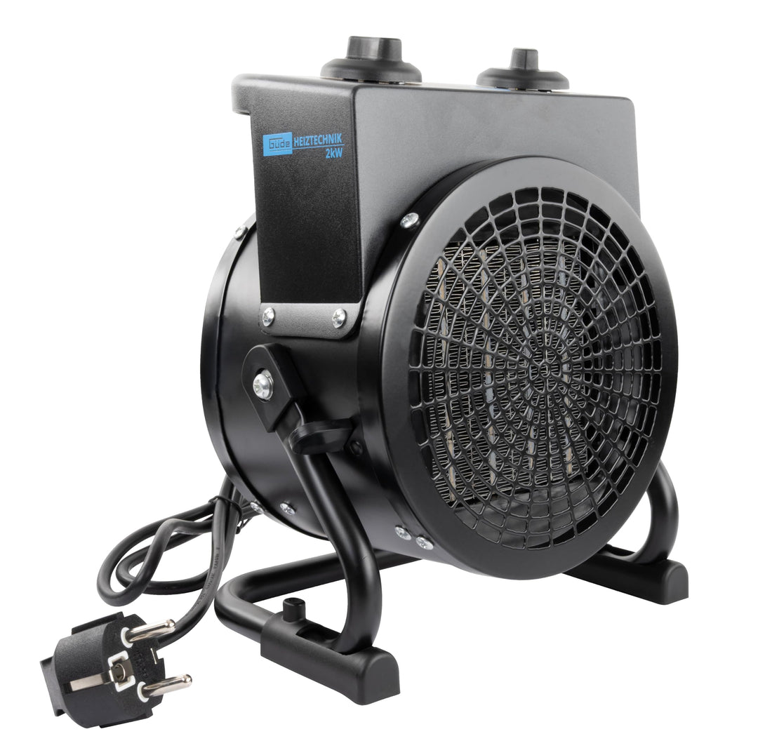 Güde 85178 Keramik Heizlüfter GH 2000 K (2000 W, 2 Heizstufen 1000/2000 W, 45 m³ max. Raumheizvermög