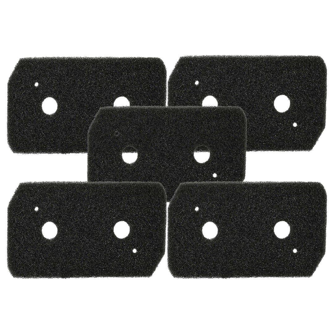 vhbw 5x Schaumfilter kompatibel mit Siemens WT45H2B8DN/04, WT45H2ECO/04, WT45H2K7DN/01, WT45H2EM/04,