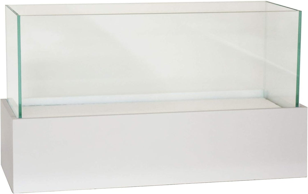 Deko-Windlicht Kerzenhalter rechteckig CANDELITO - Weiss Matt 50x20x29 50x20x29 Weiss Matt, 50x20x29