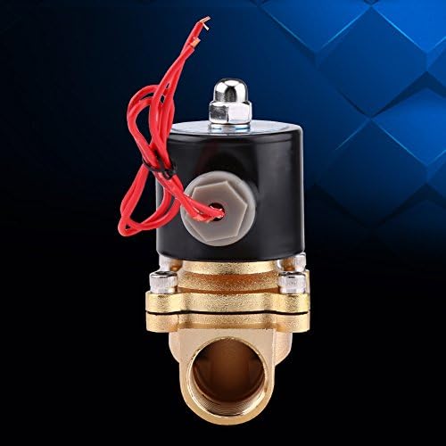 Gas 3/4 "AC 220V Magnetventil Normal geschlossen Zinklegierung Magnetventil für Luft Gas Öl Wasser,