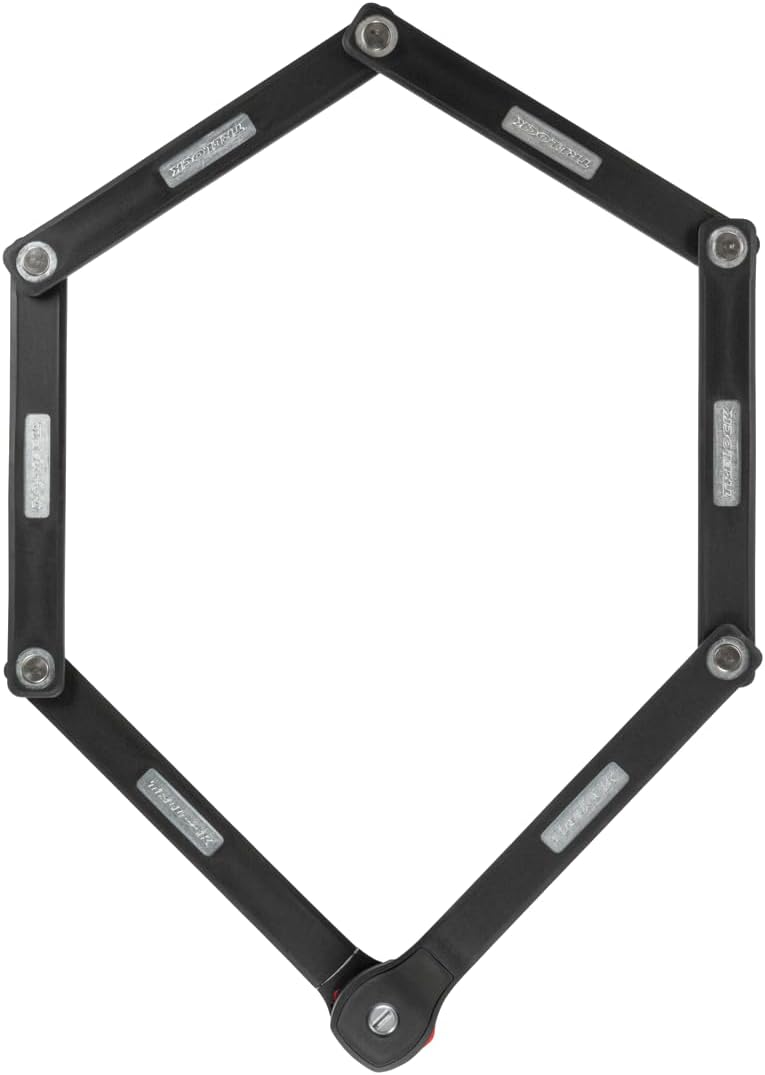 TRELOCK FS 480/100 COPS Faltschloss – Länge 100 cm – Sicherheitsstufe 12 – inkl. X-Press Halter – Fa