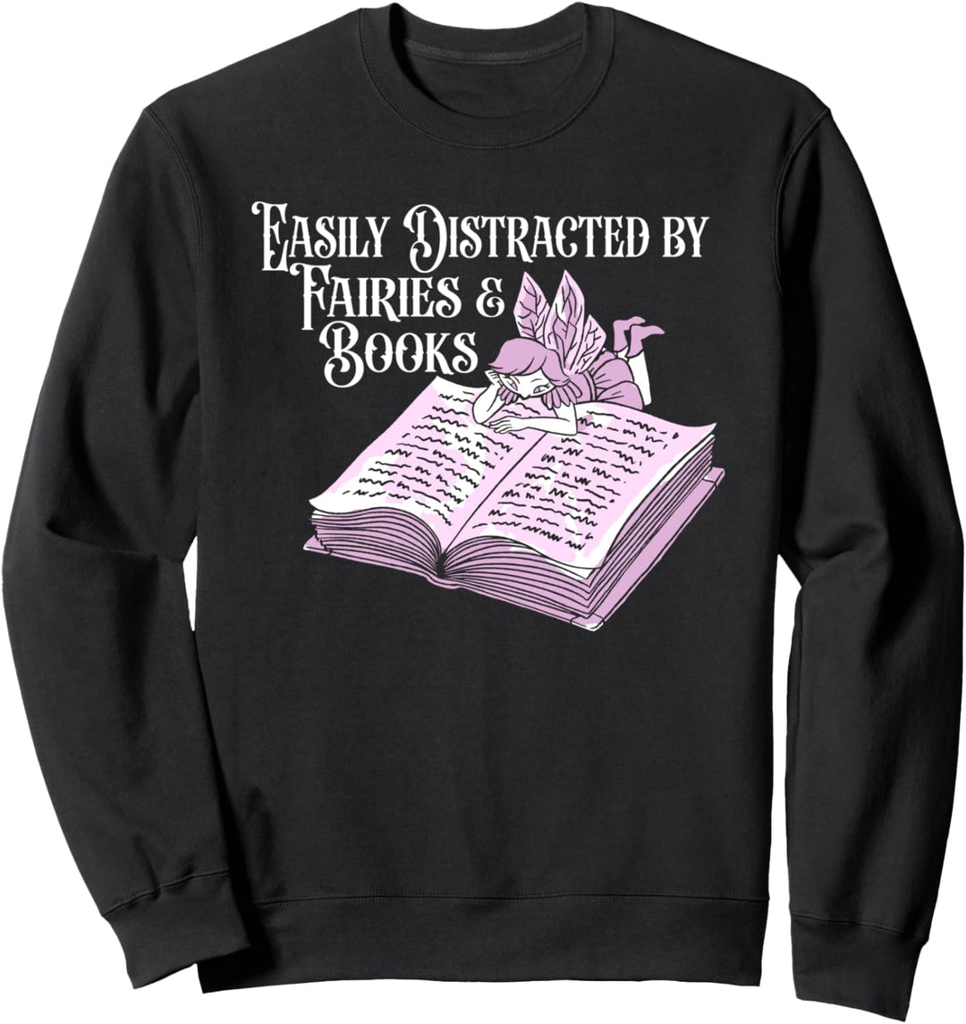 Leseratte Fee Bücherwurm Lesen - Bibliothek Bücher Buch Sweatshirt