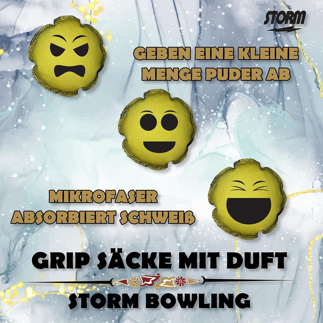 EMAX | Bowling-Zubehör - Storm Grip Bag | Grip Sack mit Duft | Rosinbag - Grip Ball Stormoji Stormoj