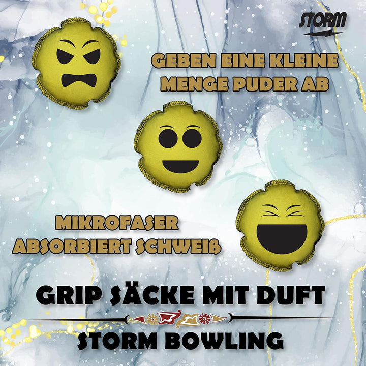 EMAX | Bowling-Zubehör - Storm Grip Bag | Grip Sack mit Duft | Rosinbag - Grip Ball Stormoji Stormoj