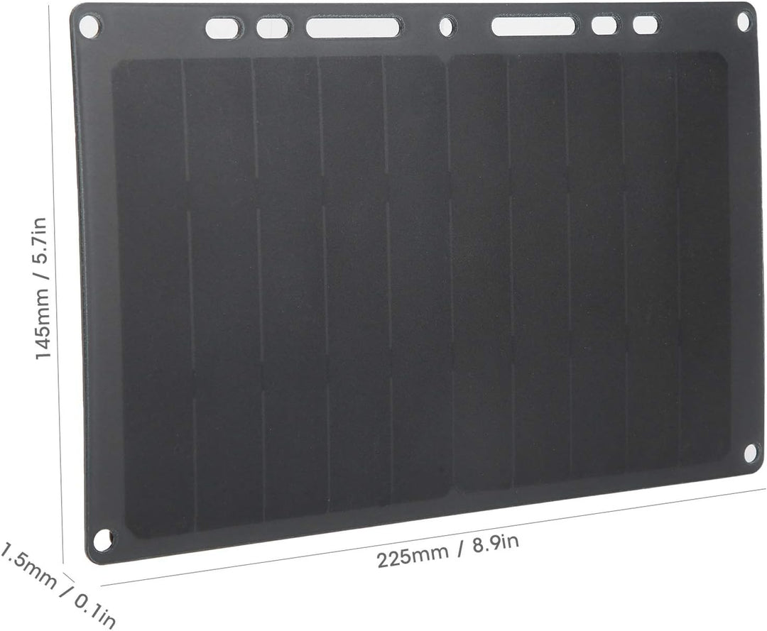6V 10W monokristallines Solarpanel Tragbares Solarpanel mit Standard-USB-Spannungsregler/1700mAh Aus