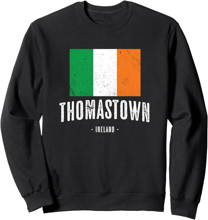 Stadt von THOMASTOWN - Irland | Irische Flagge Souvenir - Sweatshirt
