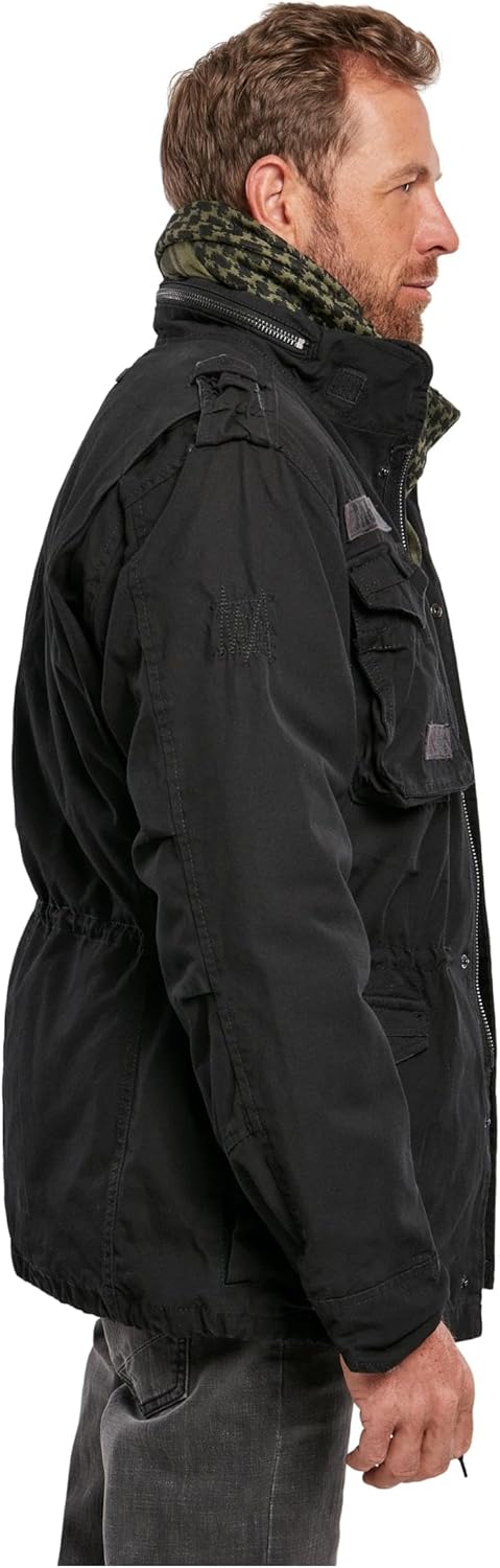 Brandit Herren Jacket S Schwarz, S Schwarz