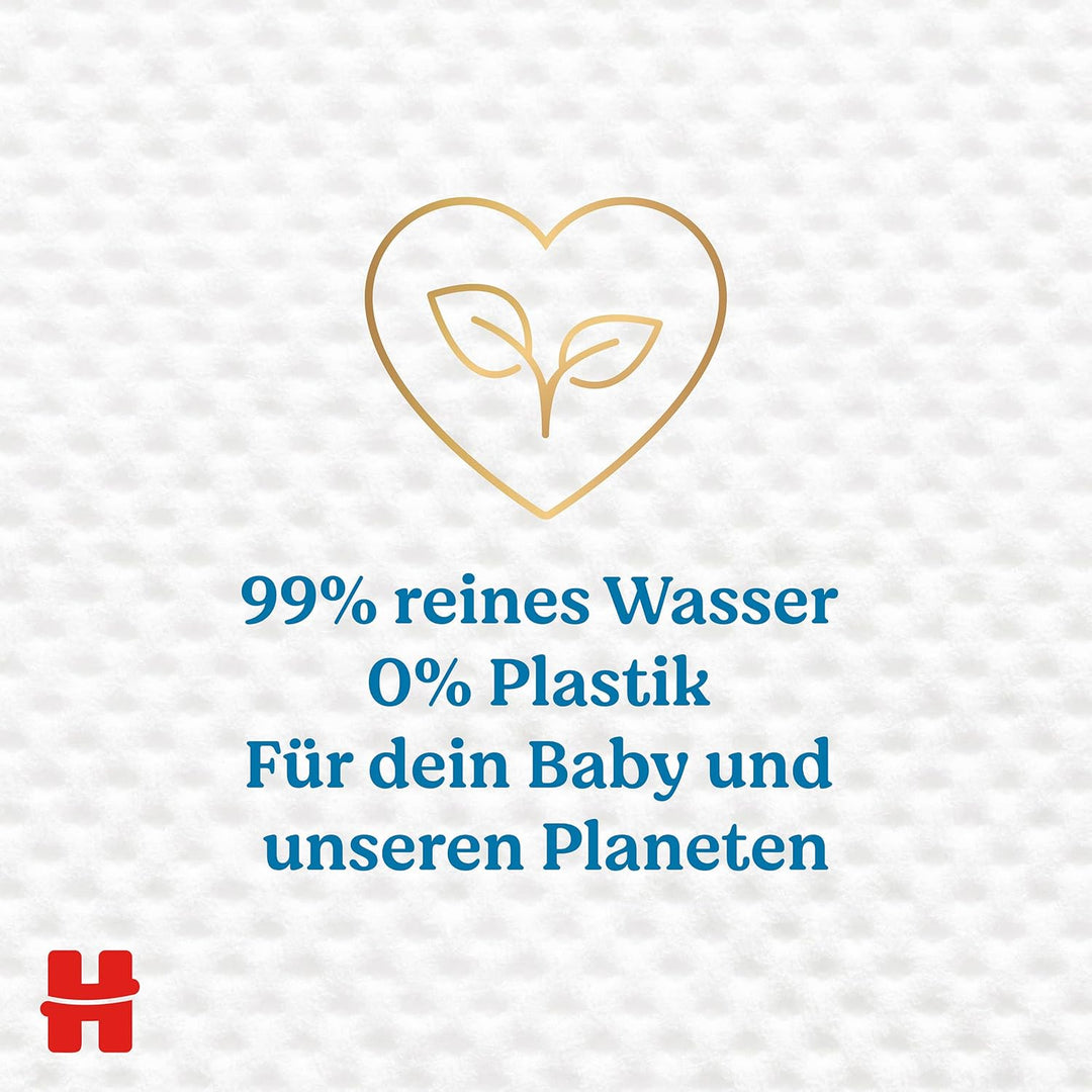 Huggies Pure Extra Care Sensitive Baby-Feuchttücher, Für den ganzen Körper, 99% reines Wasser, Parfü