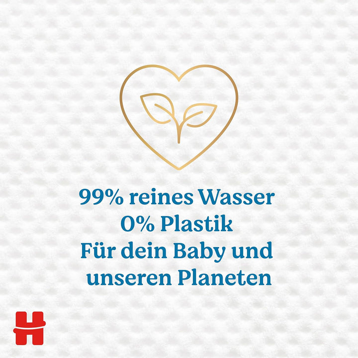 Huggies Pure Extra Care Sensitive Baby-Feuchttücher, Für den ganzen Körper, 99% reines Wasser, Parfü