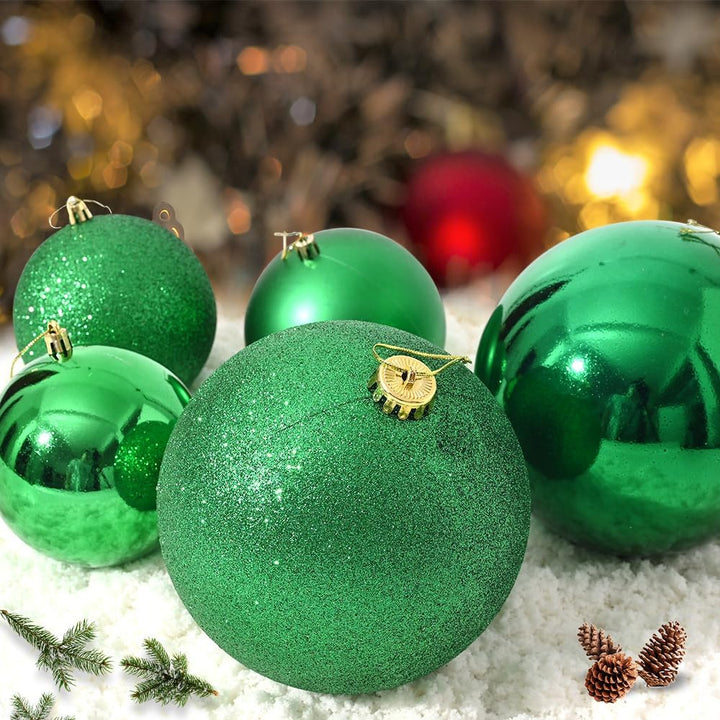Benjia Weihnachtskugeln Gross Aussen, Dekokugel Wetterfeste Riesen Grosse Gross XXL Outdoor Draussen