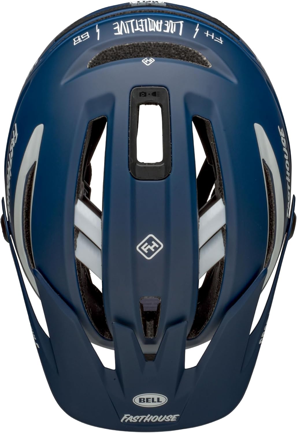 BELL Sixer MIPS Fahrrad Helm S (52-56cm) mt/gls blue/white fasthouse, S (52-56cm) mt/gls blue/white
