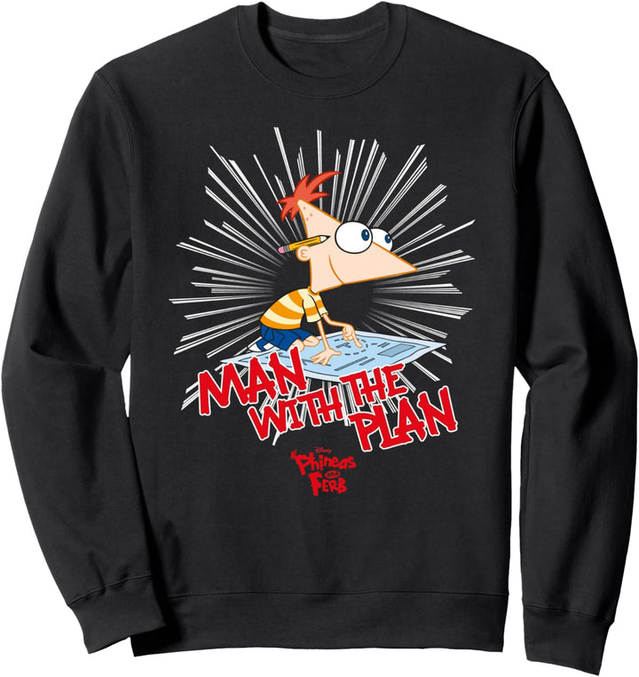 Disney Phineas und Ferb Phineas Man With The Plan Sweatshirt