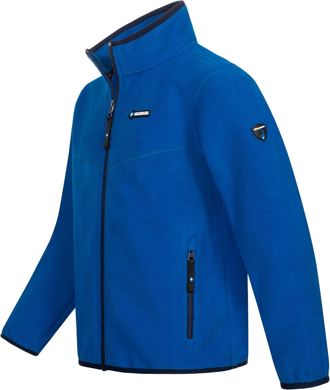Höhenhorn Leggon Kinder Fleece Jacke Jungen Mädchen Full Zip Outdoor Freizeit 152 Blau/Dunkelblau, 1