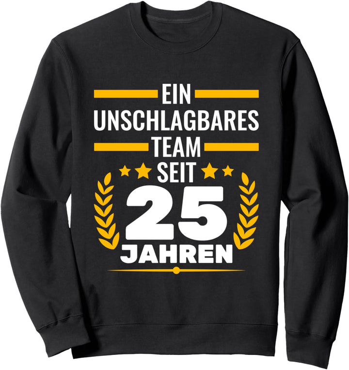 25. Hochzeitstag Ehepaar Ehemann Sweatshirt