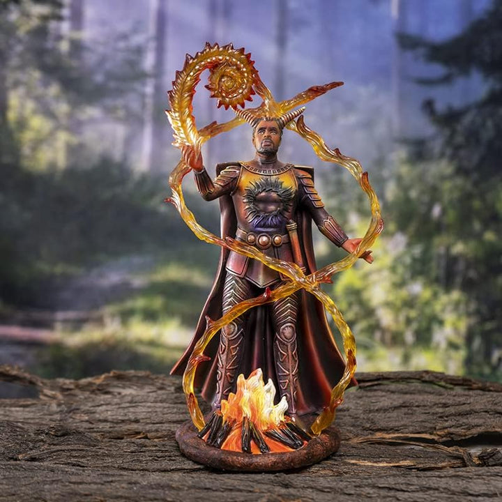 Pacific Giftware Magier Figur Element Feuer - Elemental Magic by Anne Stokes | Teufel Sammelfigur Za