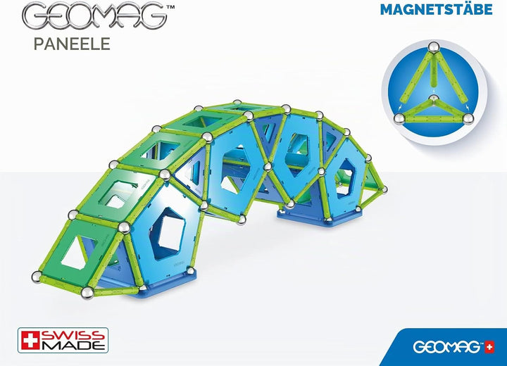 Geomag, Classic Panels, 464, Magnetkonstruktionen und Lernspiele, Konstruktionsspielzeug, 5 Jahre to