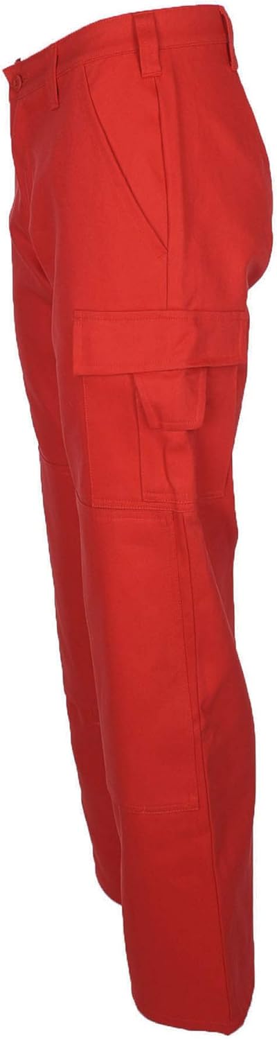 KÜBLER QUALITY DRESS Arbeitshose weiss, Grösse 44, Herren-Arbeitshose aus Baumwolle, Arbeitshose mit