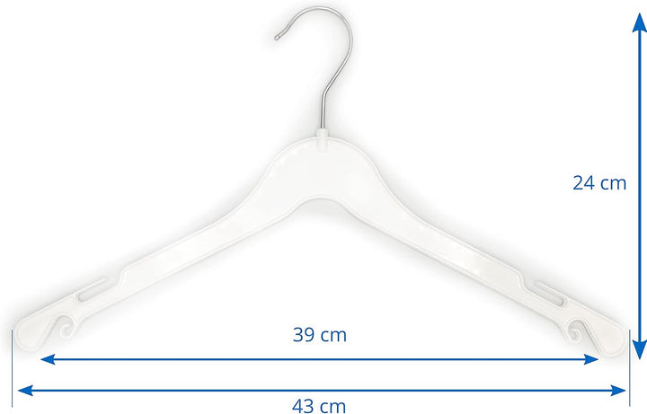 Kleiderbügel Set A43 75 Stück weiss drehbarer Garderoben Bügel Kleiderschrank platzsparend für Hemde