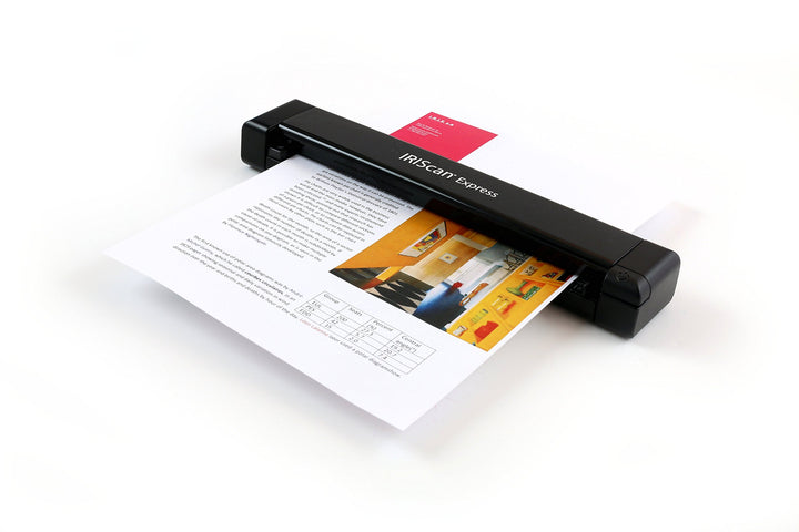IRIScan Express Mobile Scanner-dokumentenscanner A4 8PPM -v4: PDF-Editor, Simplex, USB-betrieben, PD