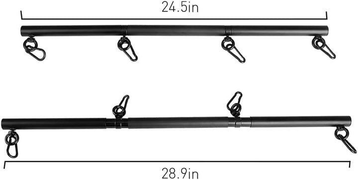 Edelstahl verstellbare Pilates Spreizstange Set Sporthilfe Training Yoga Stretching Bars Gym Fitness