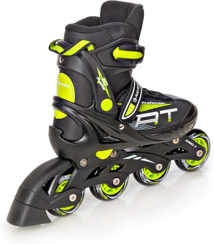 Inline Skates Inliner Raven Profession Black/Lime 38-42(25cm-27,5cm), Black/Lime 38-42(25cm-27,5cm)
