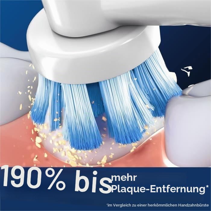 Oral-B Pro Sensitive Clean Aufsteckbürsten für elektrische Zahnbürste, 6 Stück Weiss 1 stück (6er Pa