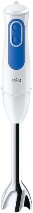 Braun Household Stabmixer, 700 W, 2 Geschwindigkeits-stufen mit Turbo-funktion für einfache Einhandb