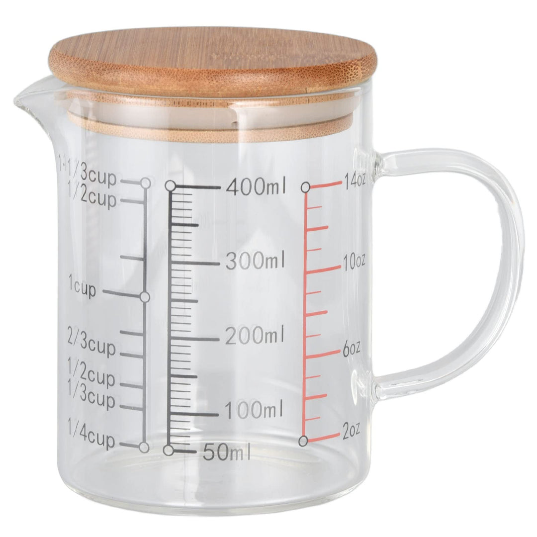 Messbecher Glas,Messbecher, V-Förmige Düse, Klare Skala, Bequemer Griff, Kaffeetassen Aus Borosilika