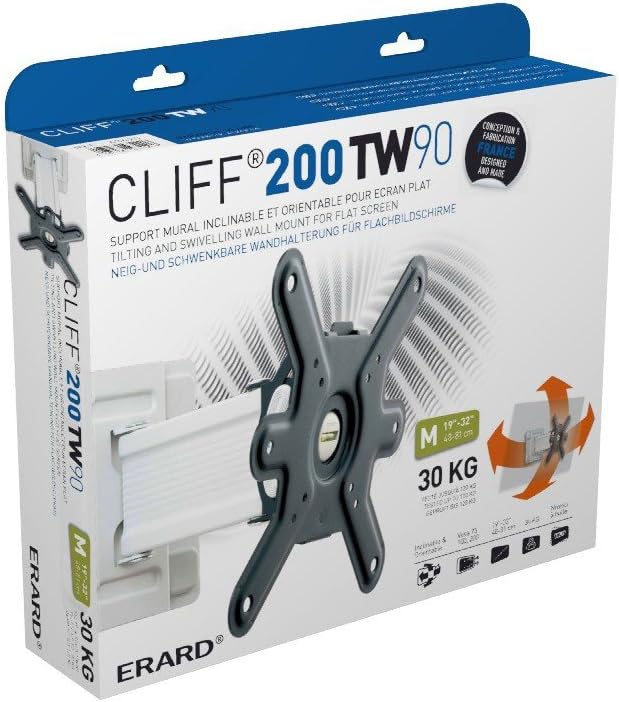 Erard CLIFF 200TW90 bewegliche Monitor Wandhalterung mit Schwenkarm